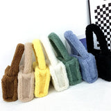 Women's Lamb Wool Plush Bag Autumn Winter Ins Mini Tote Handbag