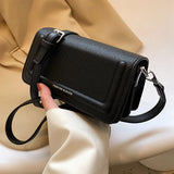 Retro Lychee Pattern Shoulder Bag Women's Bag Net Red Tide All-match Messenger B