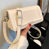 Retro Lychee Pattern Shoulder Bag Women's Bag Net Red Tide All-match Messenger B