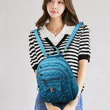 Women's Small Shoulder Bags Soft Leather Ladies Backpack Multifunctional