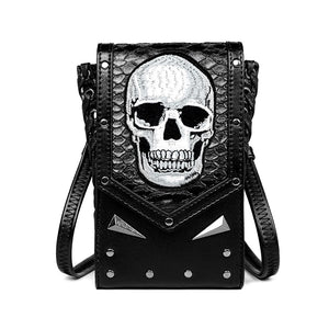 Y2K Skull Shoulder Bag Goth Punk Hip Pop Purse