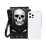 Y2K Skull Shoulder Bag Goth Punk Hip Pop Purse