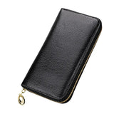 Ladies Long Zipper Leather Bag 9504