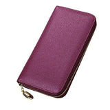 Ladies Long Zipper Leather Bag 9504