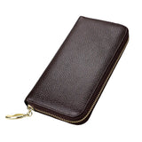 Ladies Long Zipper Leather Bag 9504