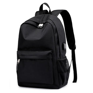 Men's Oxford Cloth Leisure Backpack for College Students