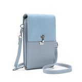 Solid PU Women's Wallet Phone Bag