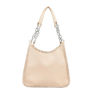 Soft Messager Girls Women Shoulder Bags Chain PU Leather Zipper Multi-function T