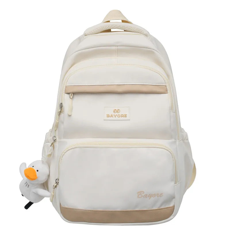 Nylon Waterproof School Bags for Teenage Girls Backpacks Women Travel Bags