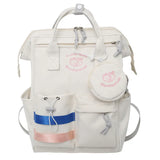 Nylon Waterproof School Bags Teenage Girls Backpacks Women Travel College