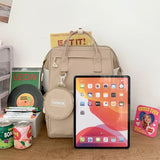 Nylon Waterproof Women School Backpacks Teenage Girls Travel Laptop Backpacks
