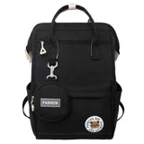 Nylon Waterproof Women School Backpacks Teenage Girls Travel Laptop Backpacks
