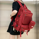 Waterproof Nylon School Backpack for Teenage Girls Large Capacity Men Travel Bag