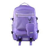Waterproof Nylon School Backpack for Teenage Girls Large Capacity Men Travel Bag