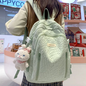 Nylon Waterproof School Backpacks for Teenage Girls