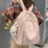 Nylon Waterproof School Backpacks for Teenage Girls