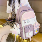 Nylon Waterproof Girls School Backpacks