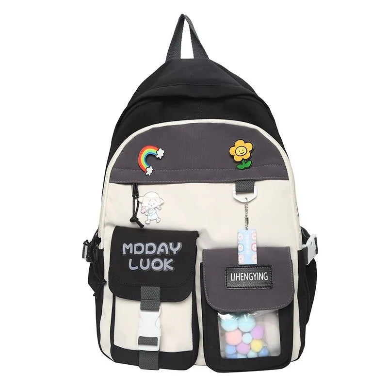 Nylon Waterproof Girls School Backpacks