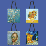 Oil Painting Tote Bag Lady Canvas Bag Beach Bag