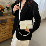 PU Leather Women's Square Shoulder Bag Handbag Ladies Casual Totes