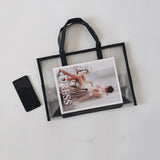 Transparent Floral Cosmetic Bag Waterproof Beauty Case