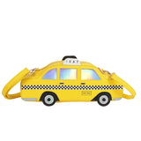 Yellow Taxi Crossbody Cartoon Purse