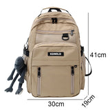 Purple Waterproof College Backpack Men Women Laptop Bag Boy Girl Travel Bags