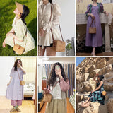 Hand Woven Rattan Basket Bag Bohemian Casual Women Solid Circular