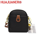 Real Cow Leather Women's Mini Messenger Bag Purse Girls Phone Bag