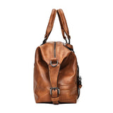 Retro Leisure Shoulder Bag Large Capacity Women Handbags Soft Leather Crossbody