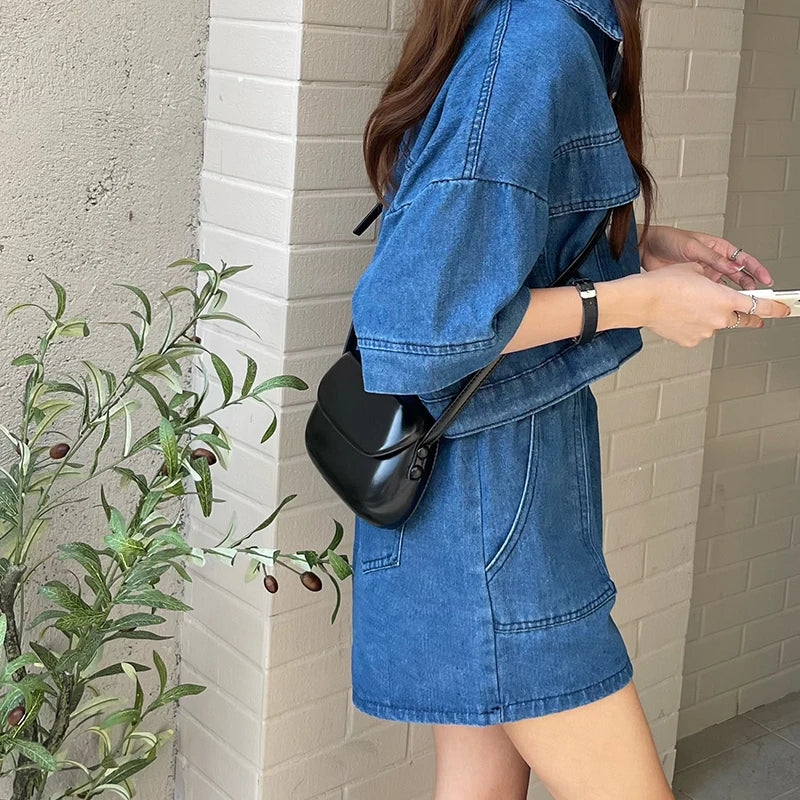 Vintage Shoulder Bag Mini Crossbody Bags Sling Leather Hobo Purse Clutch