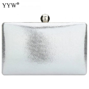 Red Silver Clutch Bag for Women Evening Party Wedding Purse