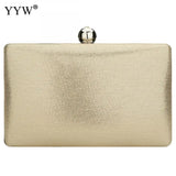 Red Silver Clutch Bag for Women Evening Party Wedding Purse