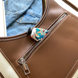 Casual PU Leather Shoulder Bags Women Large Capacity Top Handle