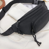 Canvas Women Fanny Pack Waist Bags Girls Belt Crossbody Shoulder Bags