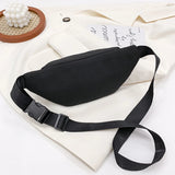 Canvas Women Fanny Pack Waist Bags Girls Belt Crossbody Shoulder Bags