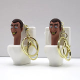 Skibidi Toilet Figure Keychain PVC Child Doll Gift