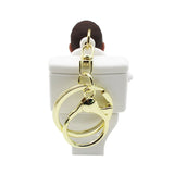 Skibidi Toilet Keychain PVC Keyring Pendant Child Doll Birthday Christmas Gift