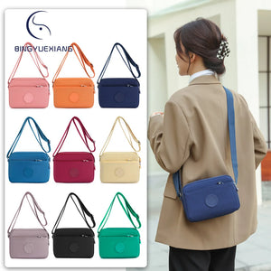 Small Nylon Ladies Shoulder Bag Crossbody Bags Spring Solid Women