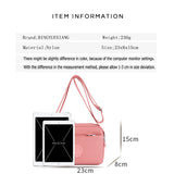 Small Nylon Ladies Shoulder Bag Crossbody Bags Spring Solid Women