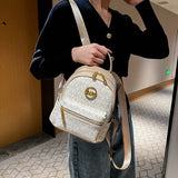 Small Travel Backpack Back Pack Sac A Dos Femme Lattice Bagpack