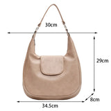 Soft Women Shoulder Hobo Bags Large Capacity Handbag Crossbody Bags
