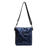 Solid Women's Messenger Bag with Wide Shoulder Strap
