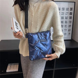 Solid Women's Messenger Bag with Wide Shoulder Strap