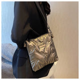 Solid Women's Messenger Bag with Wide Shoulder Strap