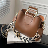Spring Women's Casual PU Leather Crossbody Bags with Short Handle