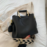 Spring Women's Casual PU Leather Crossbody Bags with Short Handle
