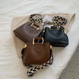 Spring Women's Casual PU Leather Crossbody Bags with Short Handle