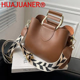 Spring Women's PU Leather Crossbody Bag Short Handle Handbag
