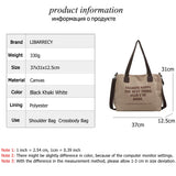 Spring Women's Canvas Shoulder Bag Large Capacity Messenger Handbag